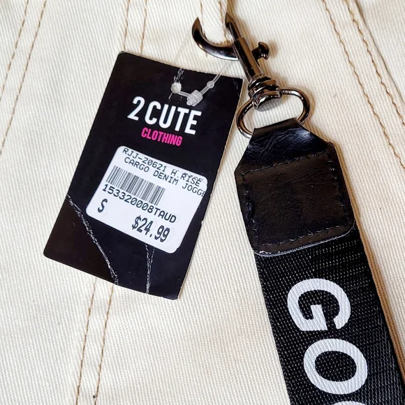 Cargo Denim Joggers - Picture 7 of 9